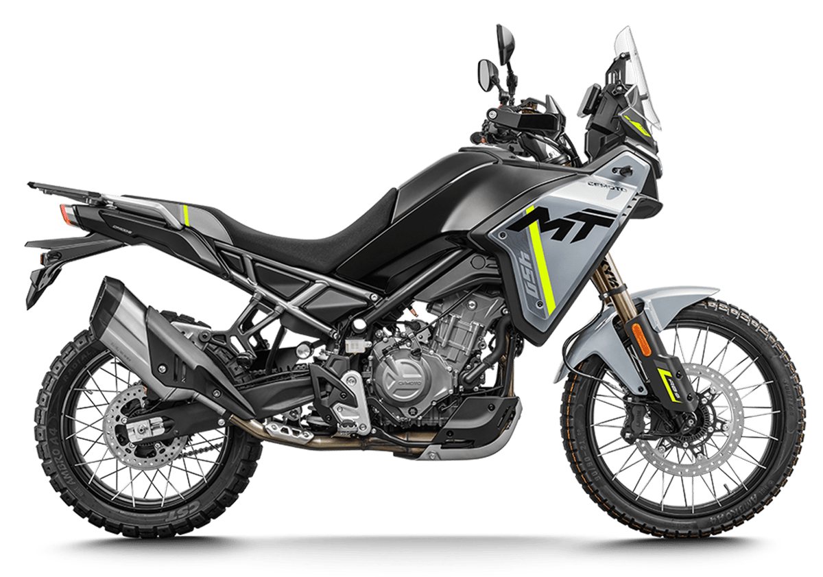 cfmoto 450mt side view