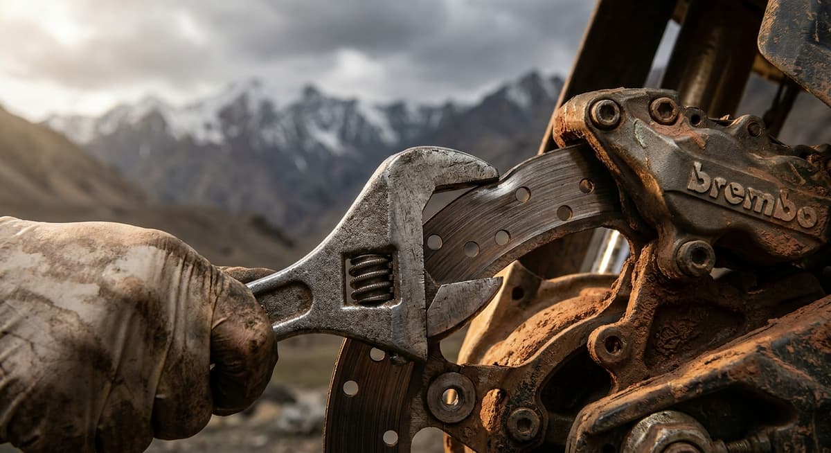 Trailside Triage: How to Fix a Bent Brake Rotor in the Himalayas