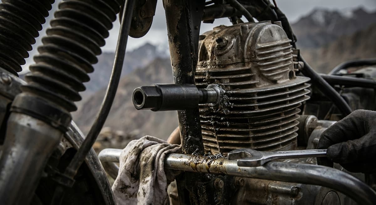 Motorcycle Field Repair: Fastener Extraction & Thread Restoration