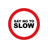 Say No To Slow Logo