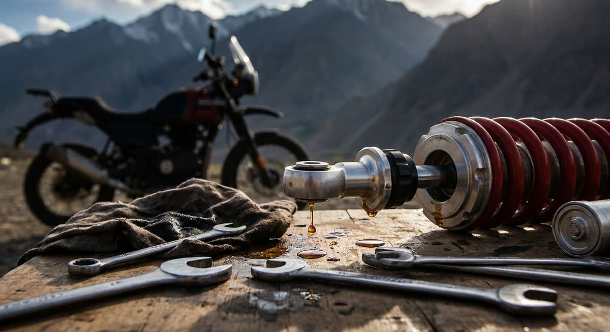 The Ultimate Guide to Motorcycle Shock Rebuild Intervals in the Himalayas