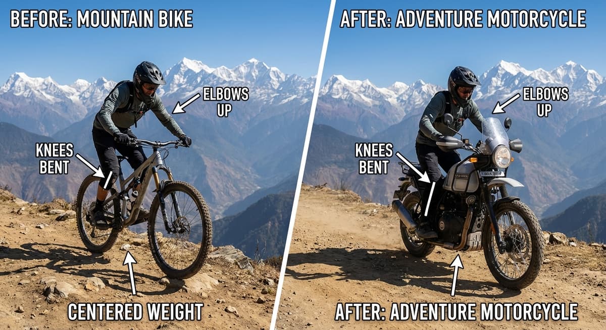 Mountain Bike Training for Adventure Motorcycle Riders
