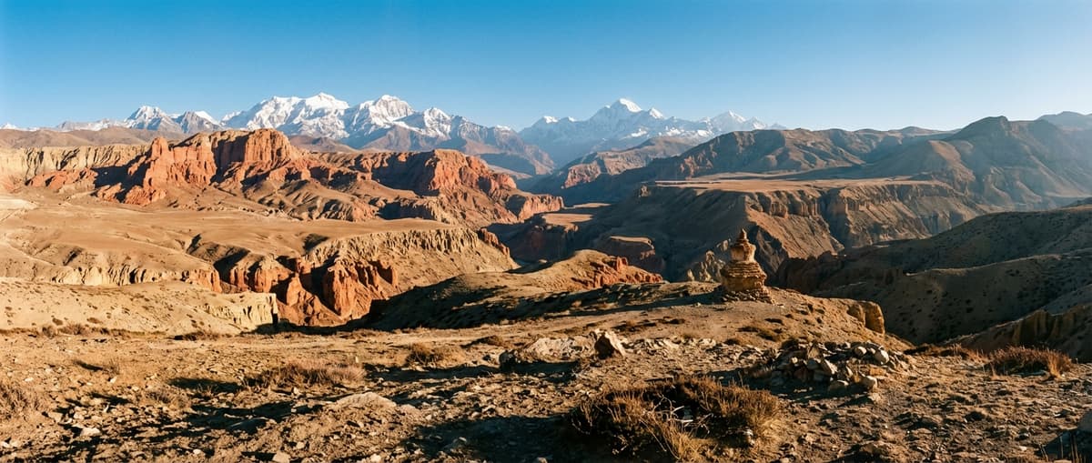 Upper Mustang motorcycle tour